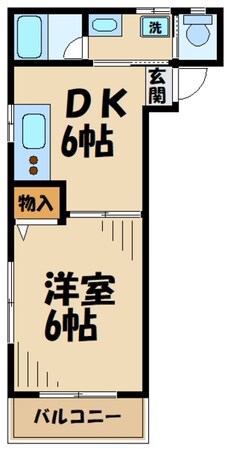 ブランシェ相模原の物件間取画像
